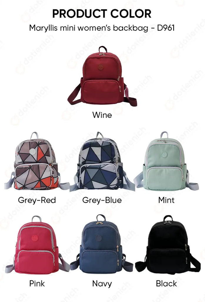 Women Mini Fashion Backpack - D961
