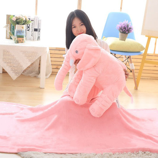 តុក្កតាមានភួយ Elephant Pillows & Blanket (2 in 1)
