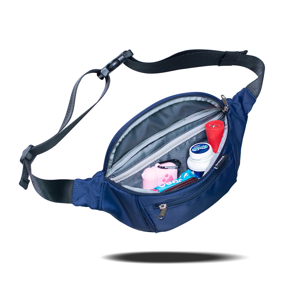 កាបូបស្ពាយតូច IRUN Sling bag - Belt Bag 2 in 1 - D049